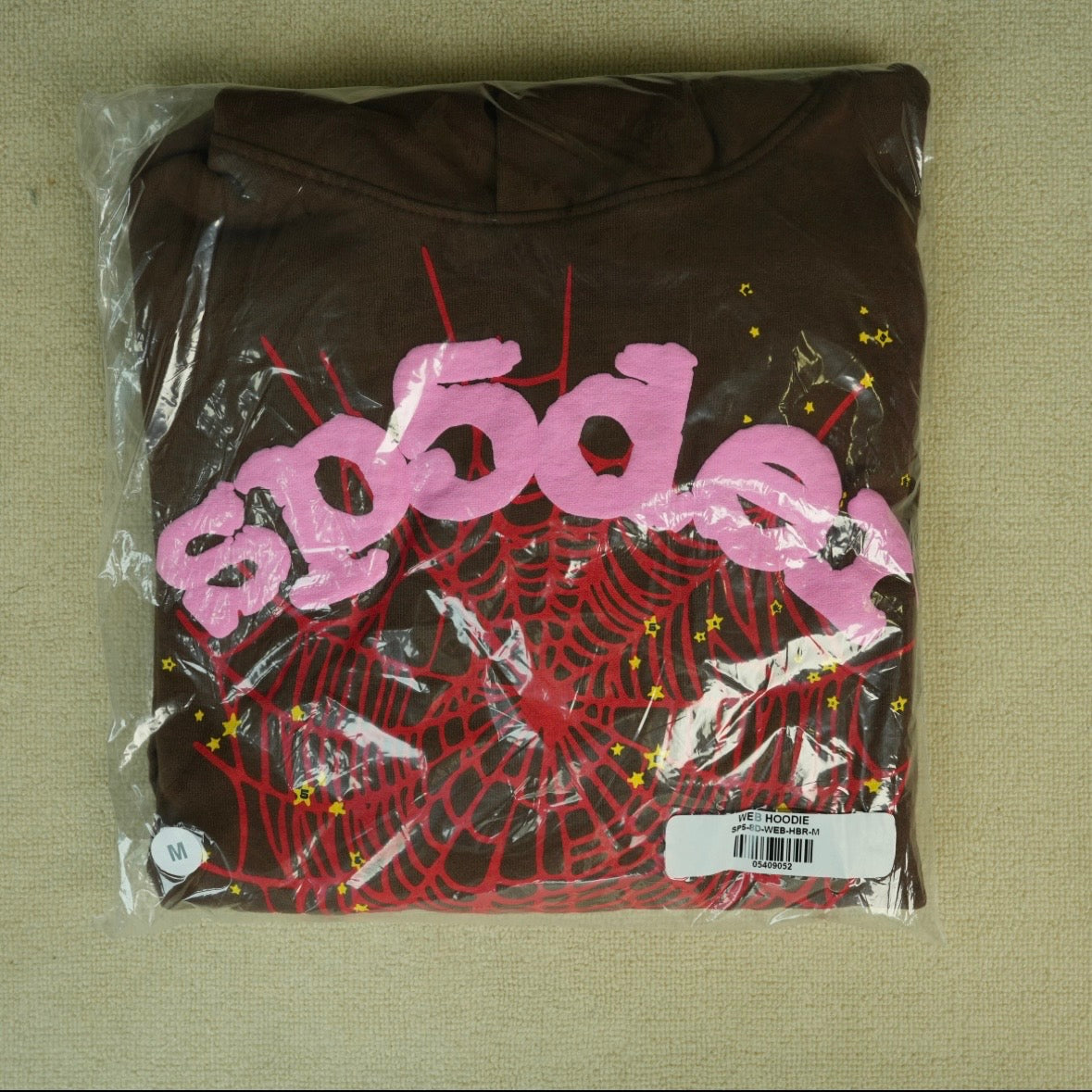 Sp5der Web Hoodie Brown REP 1:1