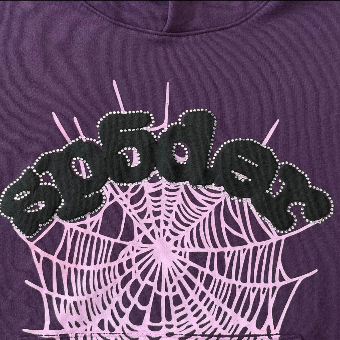 Sp5der Web Hoodie Purple REP 1:1