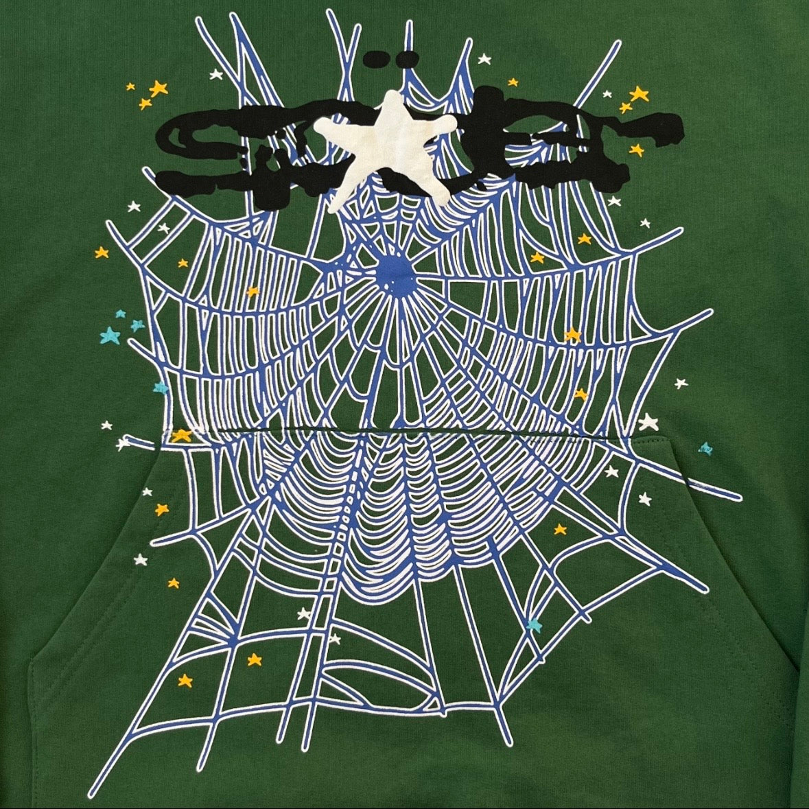 Sp5der Web Hoodie Hunter Green REP 1:1
